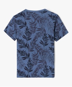 T-shirt à motif végétal garçon